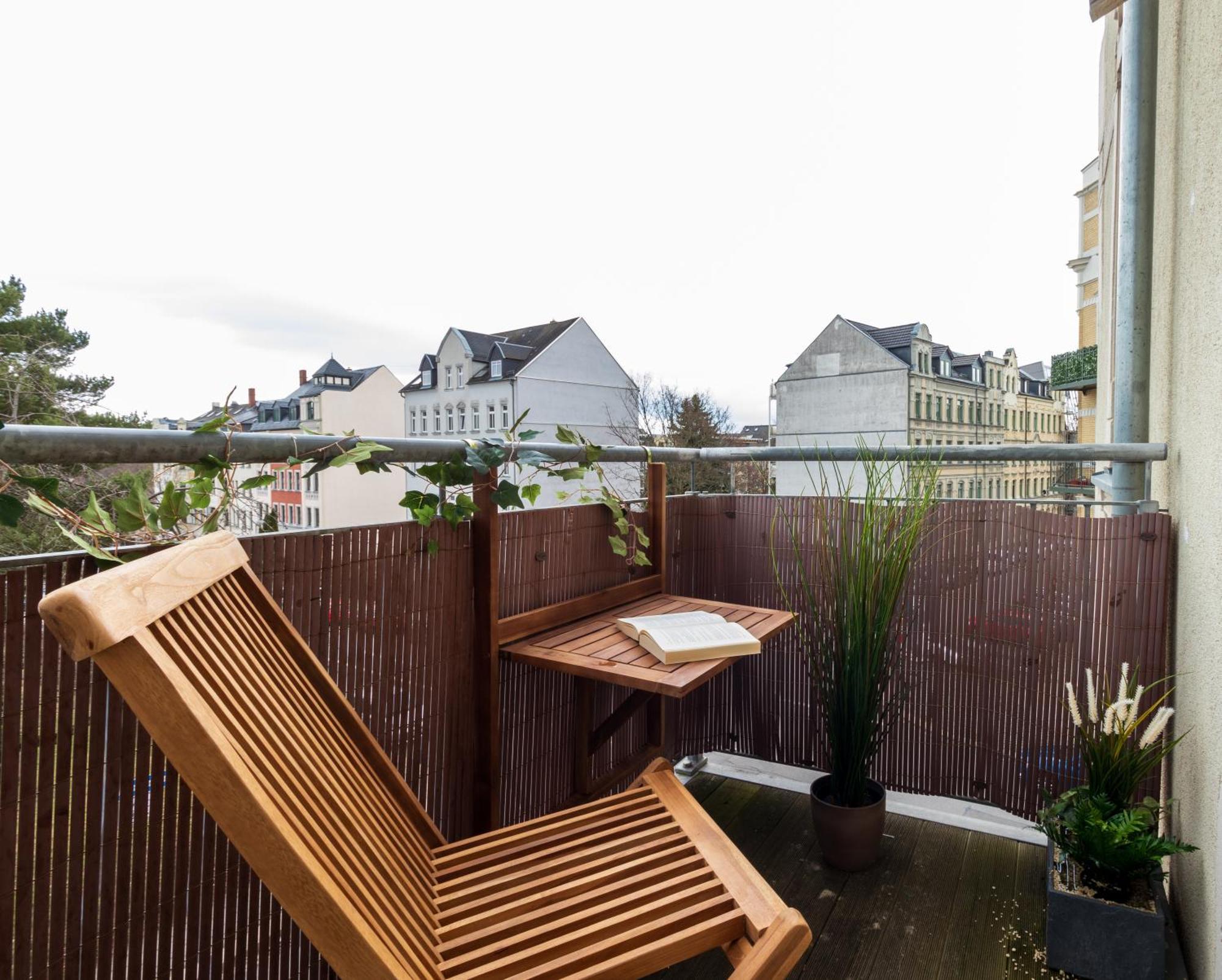 Stadtnatur Apartment Am Kuechwald - Mit Balkon, Streaming-Tv, Badewanne, Arbeitsplatz Chemnitz Exterior photo